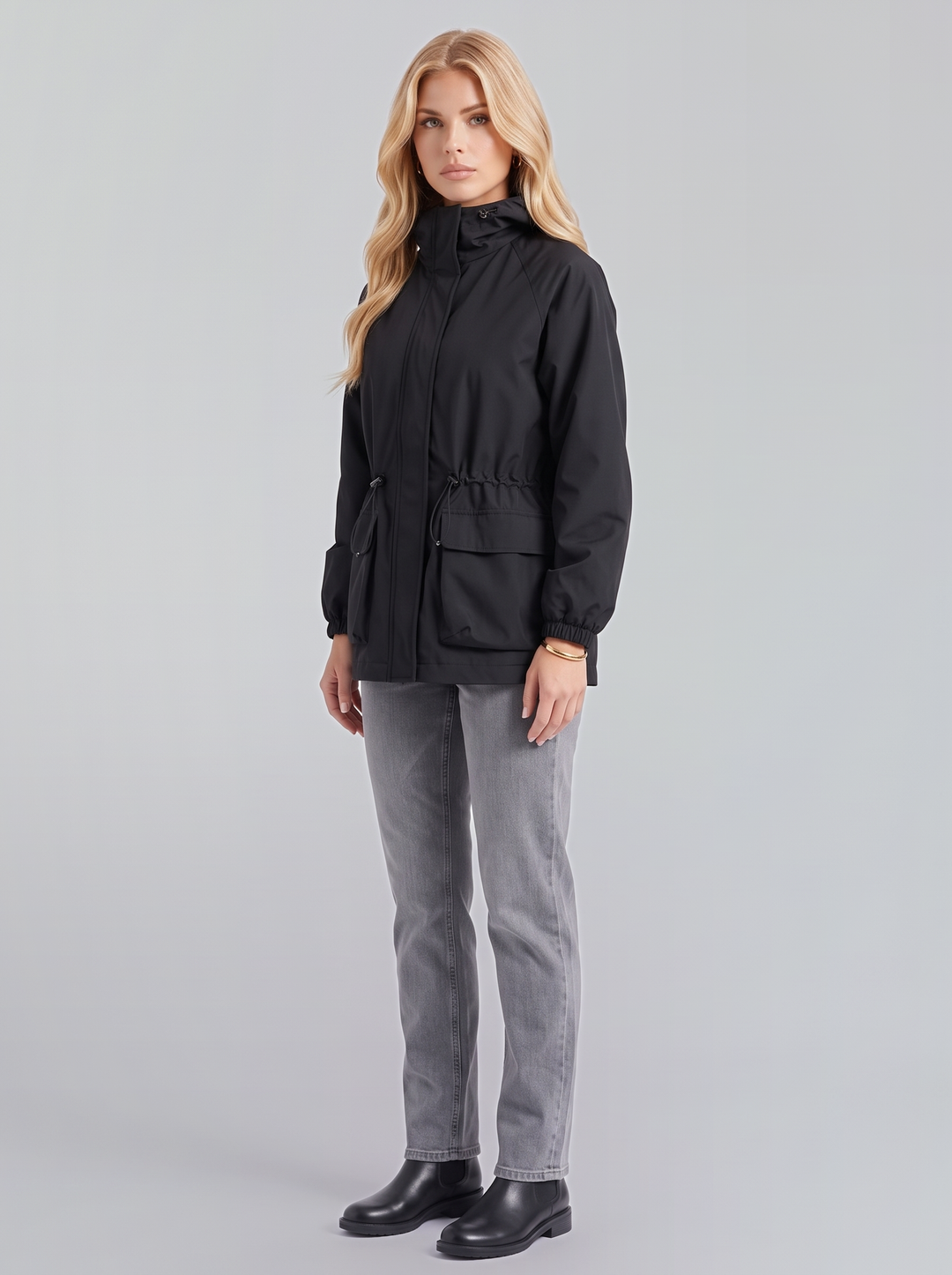 Isolde Utility Jacket - Black