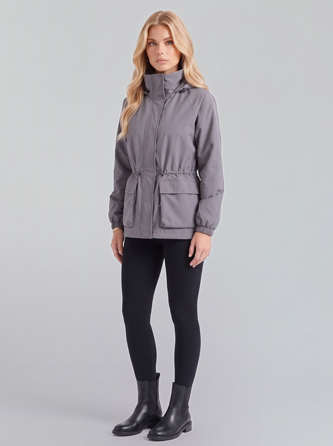 Isolde Utility Jacket - Gray