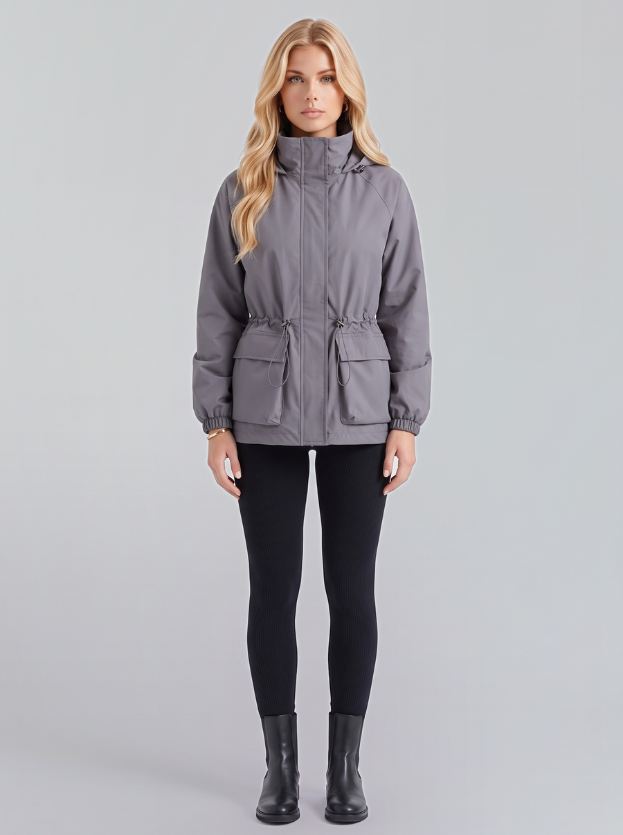 Isolde Utility Jacket - Gray