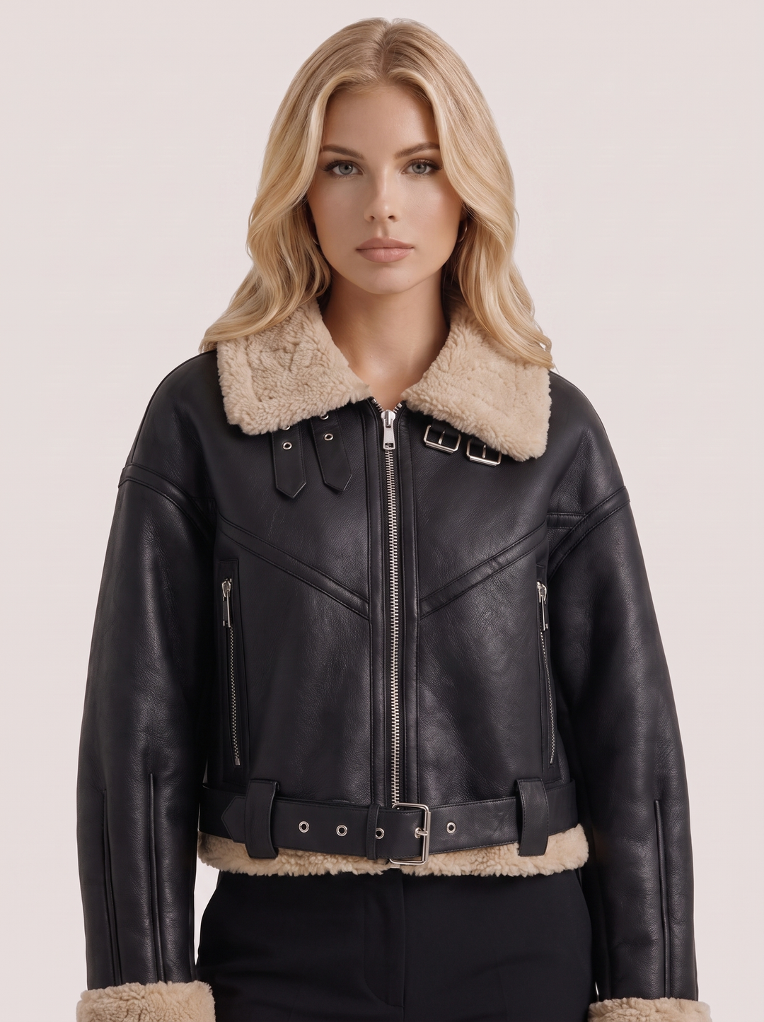Juniper Aviator Jacket - Black
