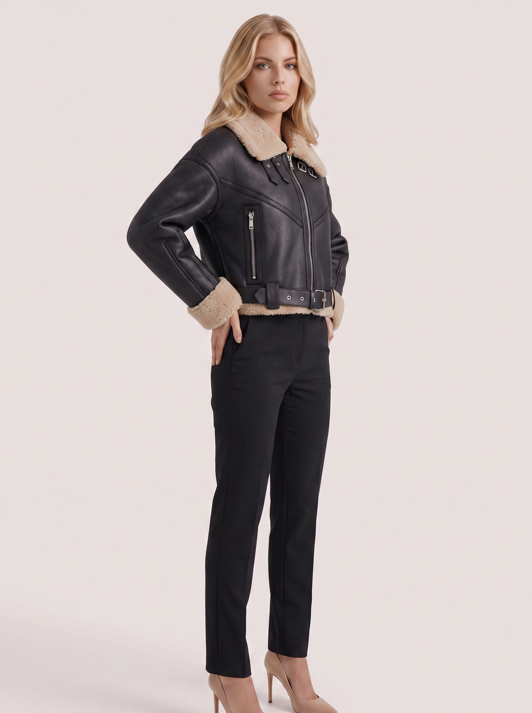 Juniper Aviator Jacket - Black