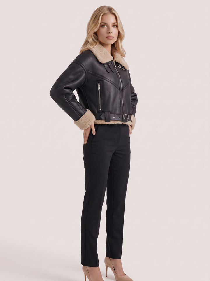Juniper Aviator Jacket - Black