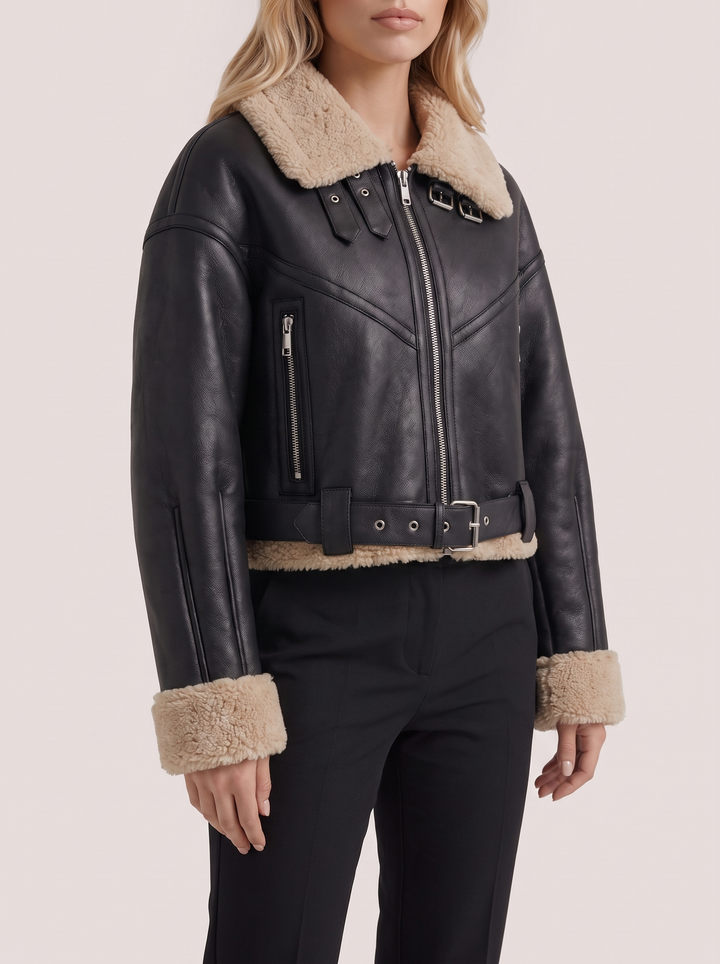 Juniper Aviator Jacket - Black