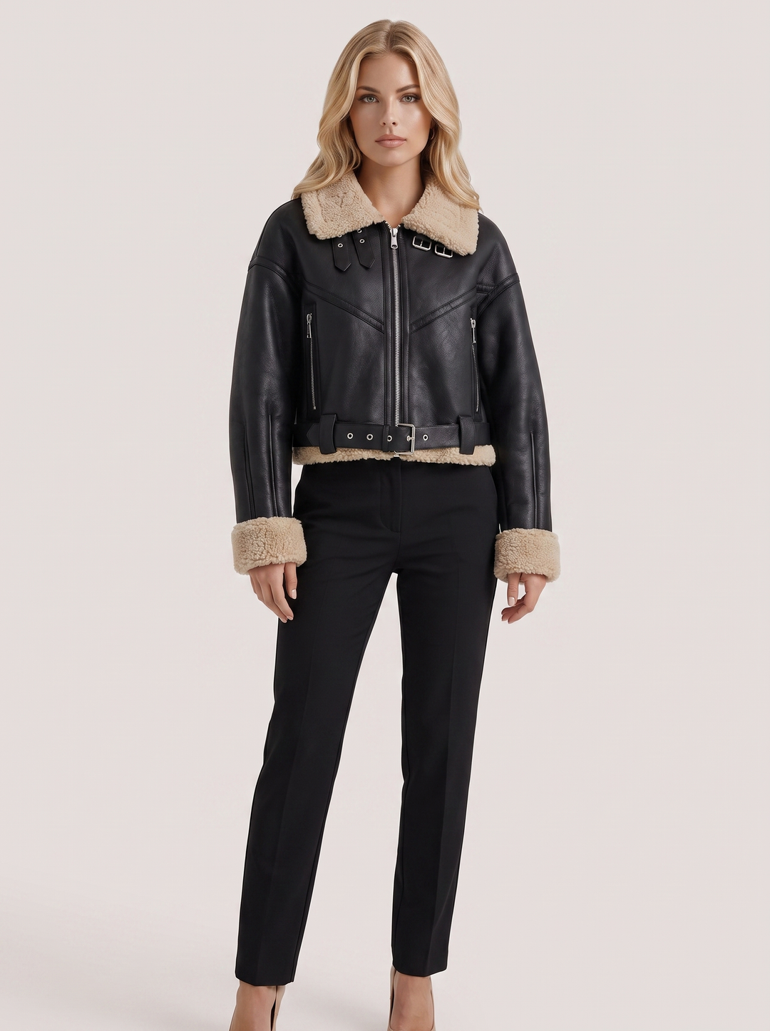 Juniper Aviator Jacket - Black
