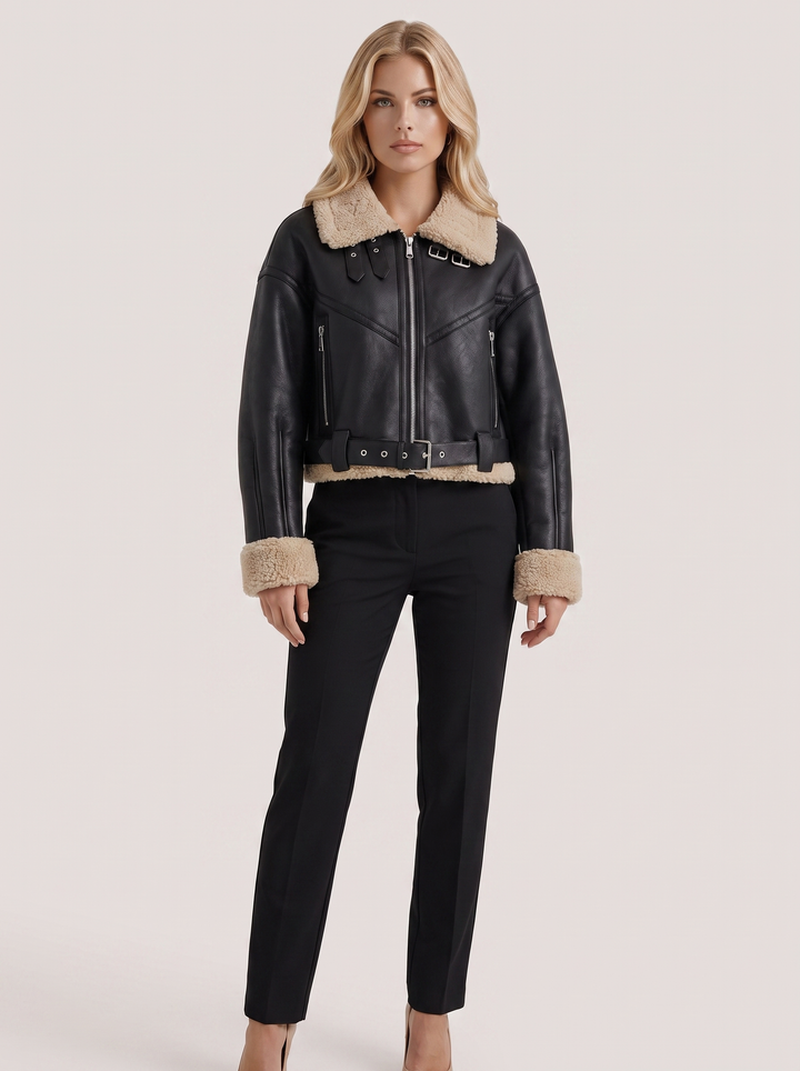 Juniper Aviator Jacket - Black