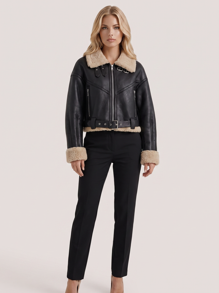 Juniper Aviator Jacket - Black