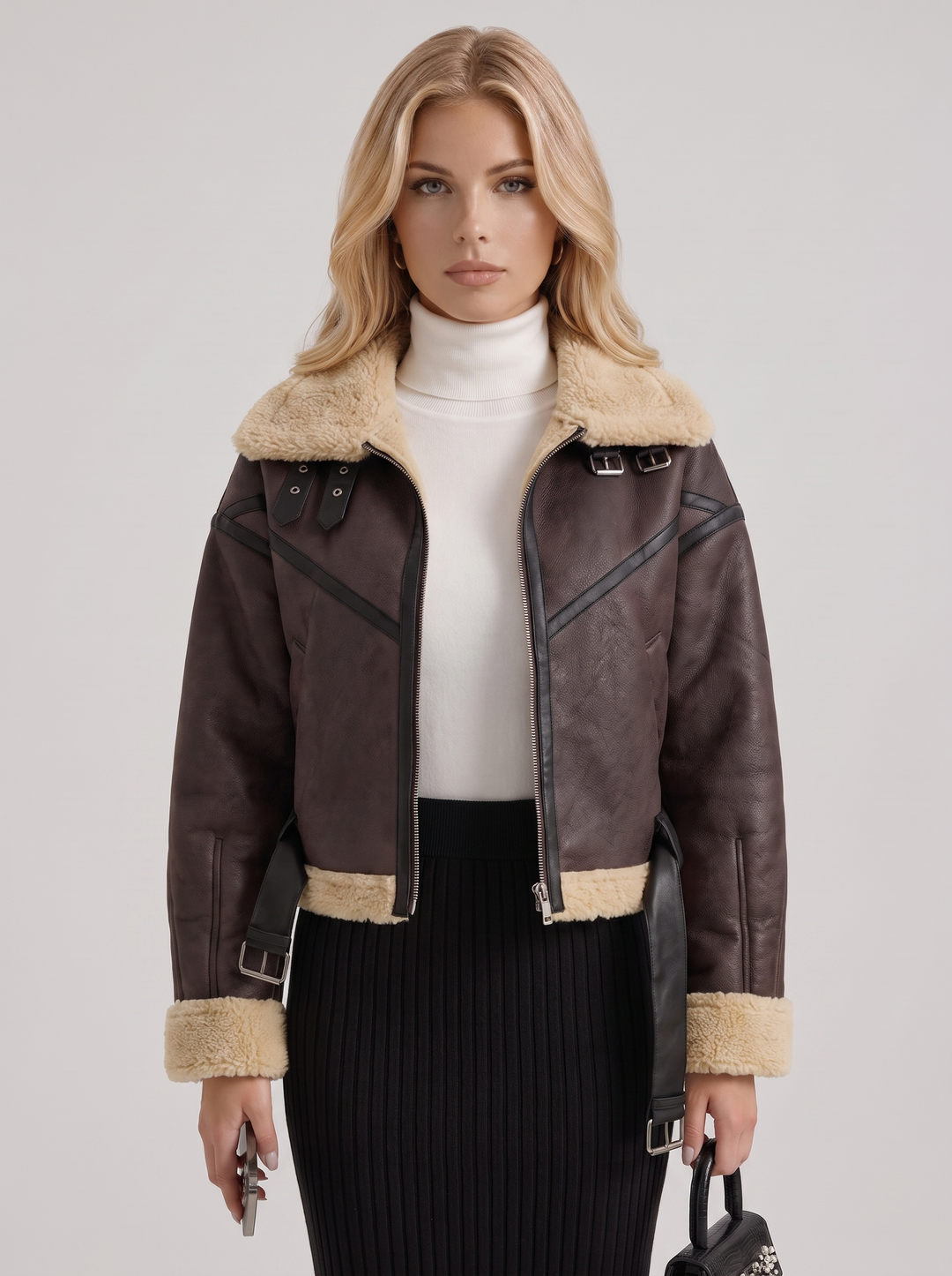Juniper Aviator Jacket - Brown
