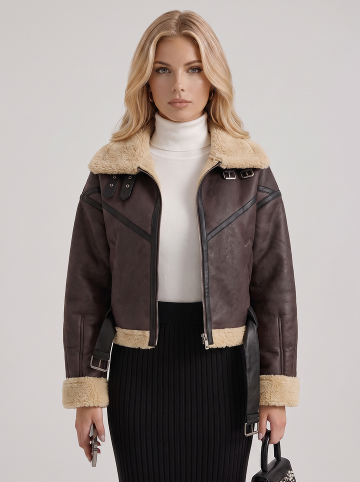 Juniper Aviator Jacket - Brown