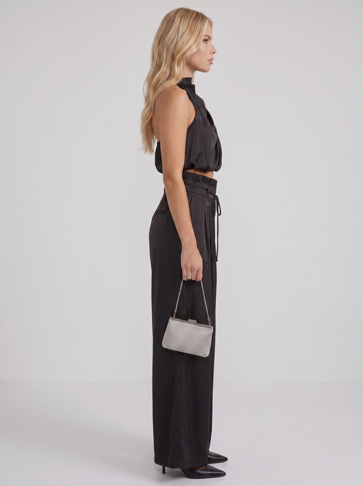 Kassia Pants Set - Black