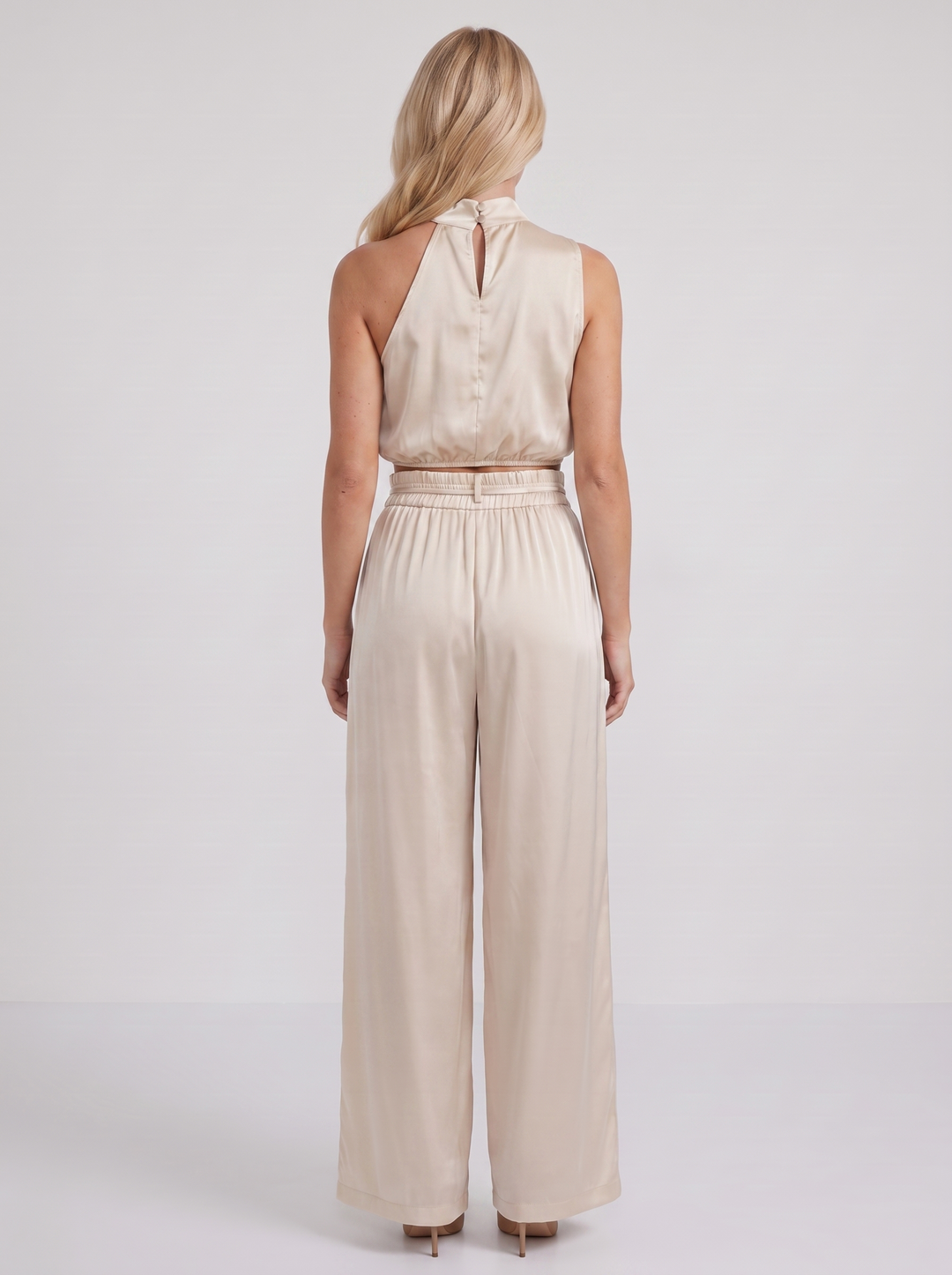 Kassia Pants Set - Champagne