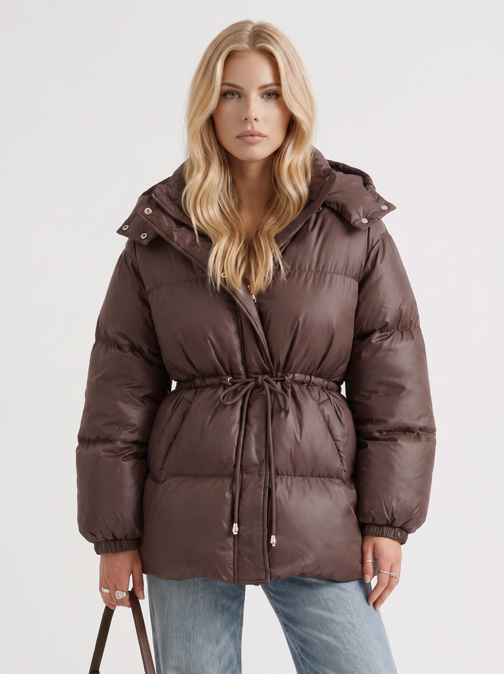 Lana Puffer Jacket - Brown