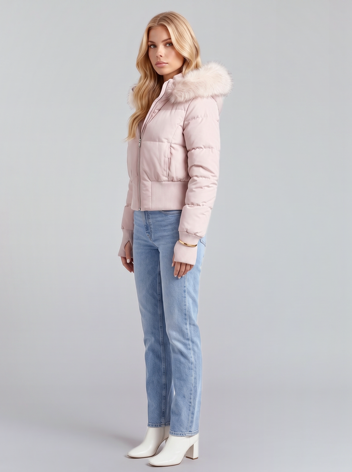 Lucia Puffer Jacket - Pink