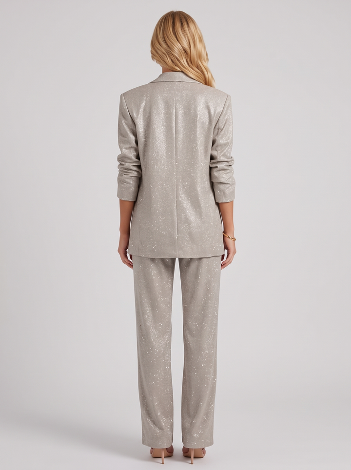 Margarita Trouser Set - Silver