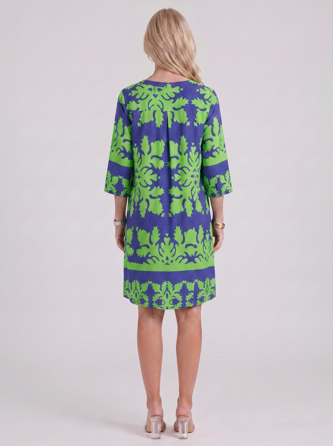 Marije Floral Midi Dress - Green
