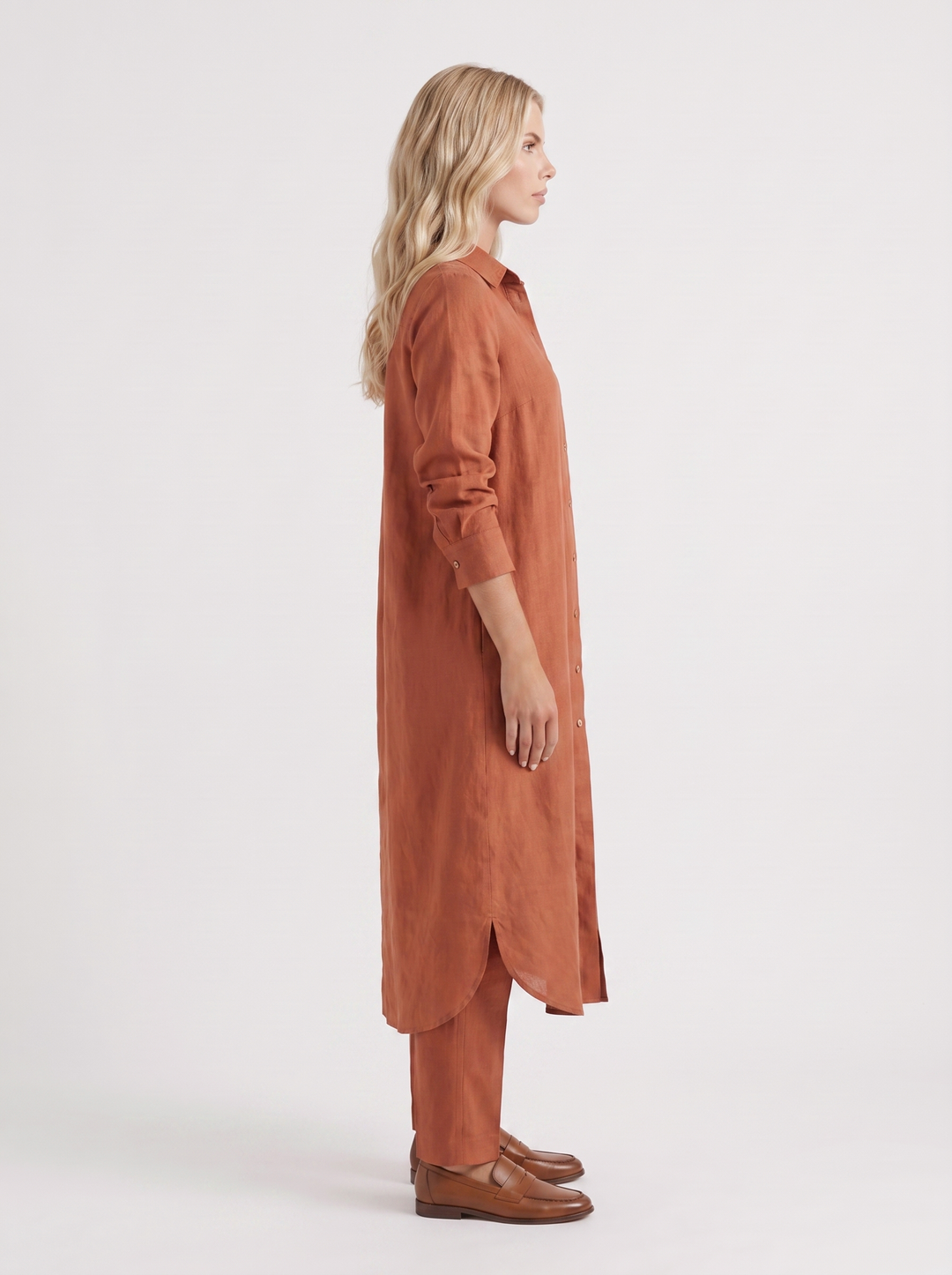 Nell Pants Set - Brown
