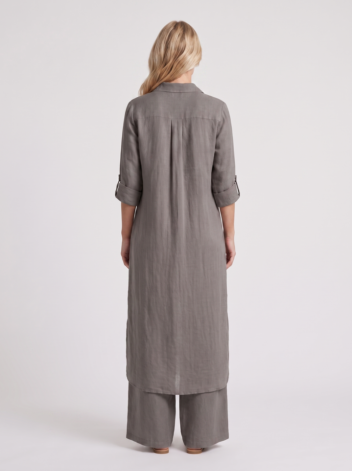 Nell Pants Set - Dark Grey