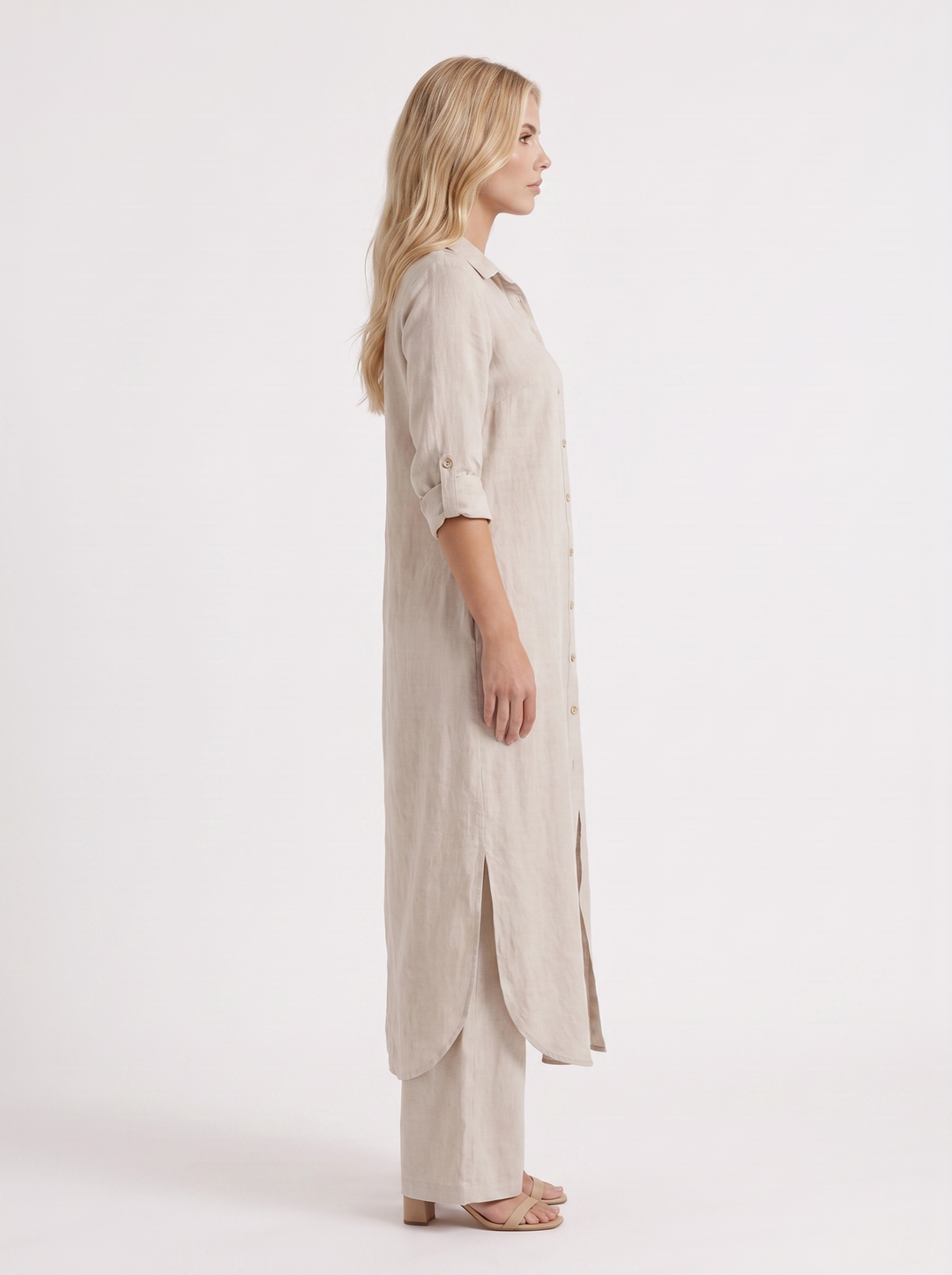 Nell Pants Set - Khaki