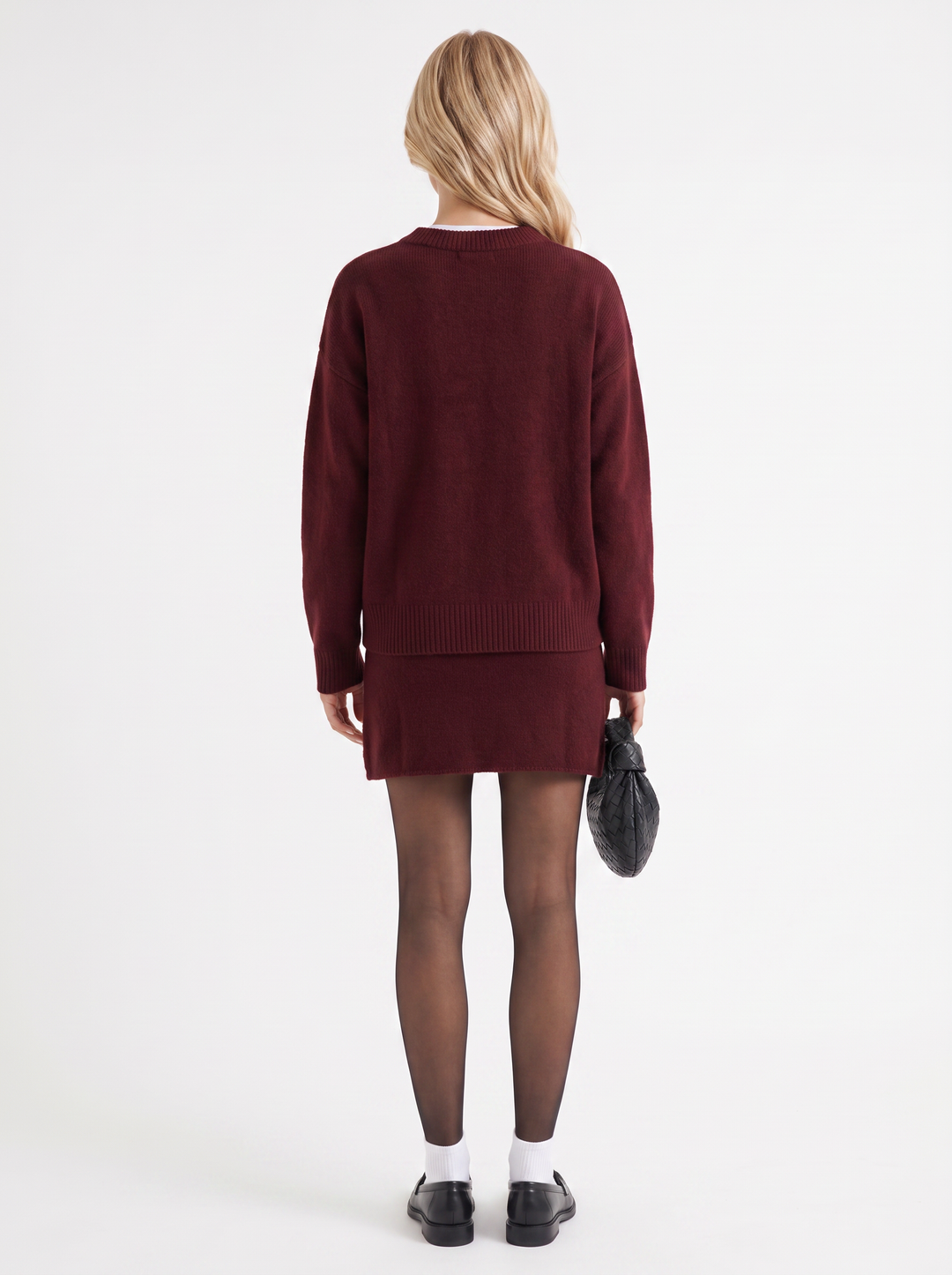 Nicolette Skirt Set - Burgundy