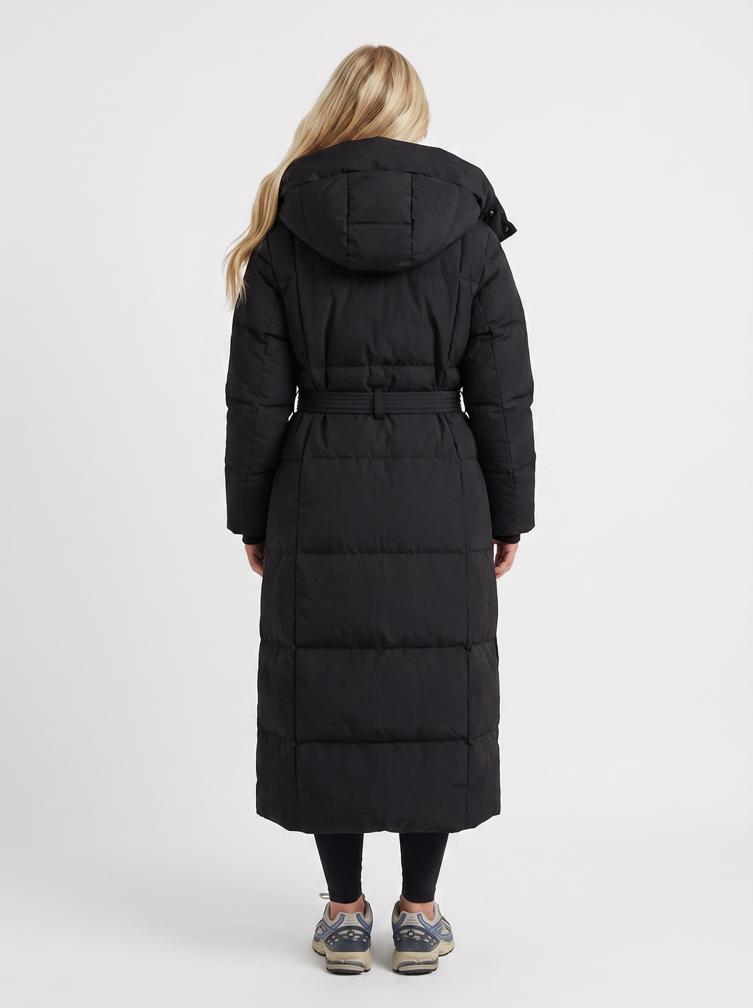 Odette Quilted Coat - Black