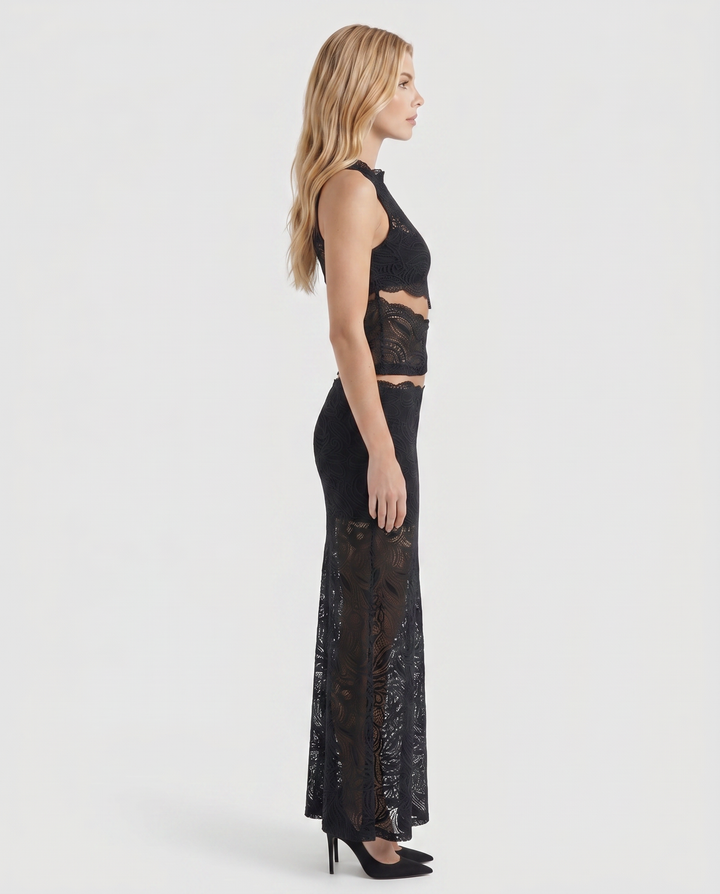 Rocelle Lace Set - Black