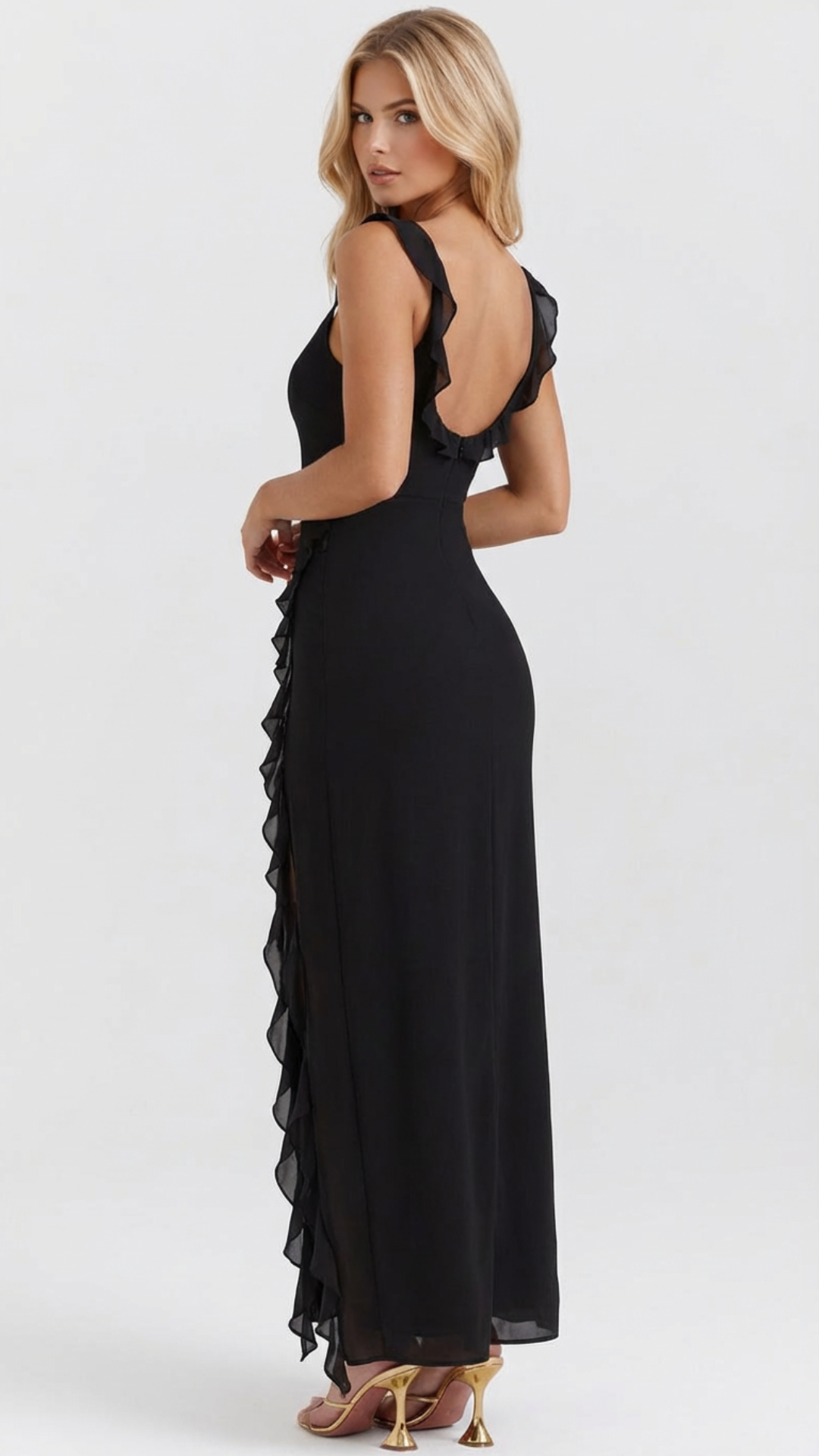 Seraphina Ruffle Maxi Dress